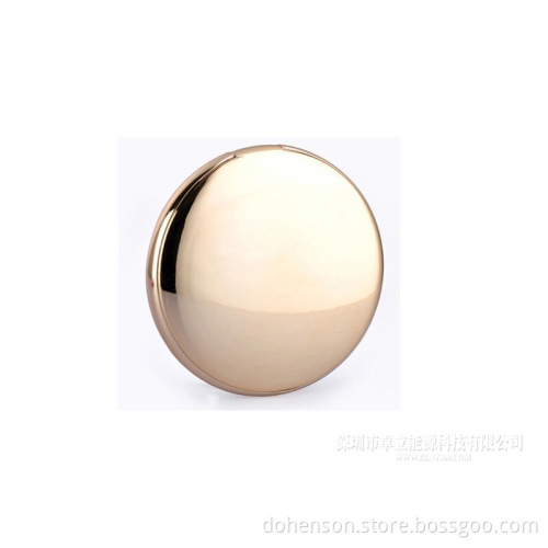 Fashion cosmetic mirror pow bank round shape super slim 7000mah